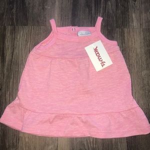 NWT pink baby girl tank.